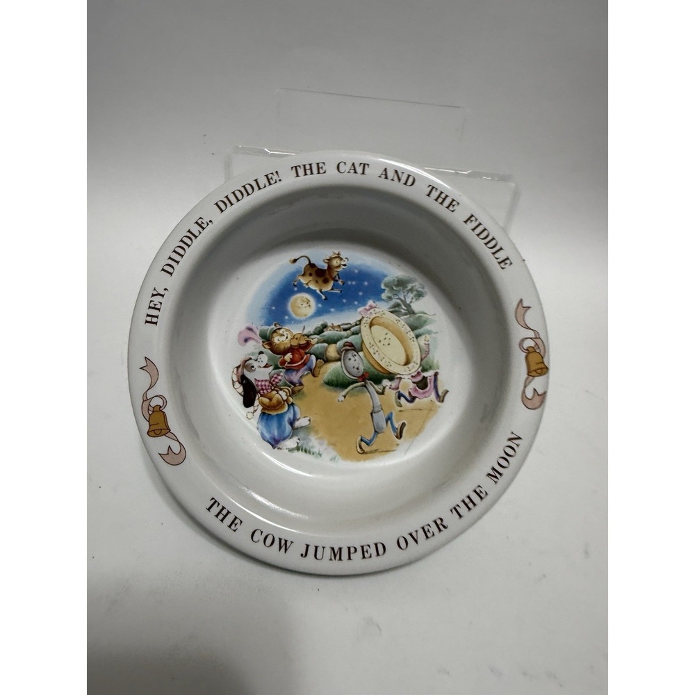 Vintage AVON 1984 Child's Bowl 'The Cow Jumped Over the Moon'